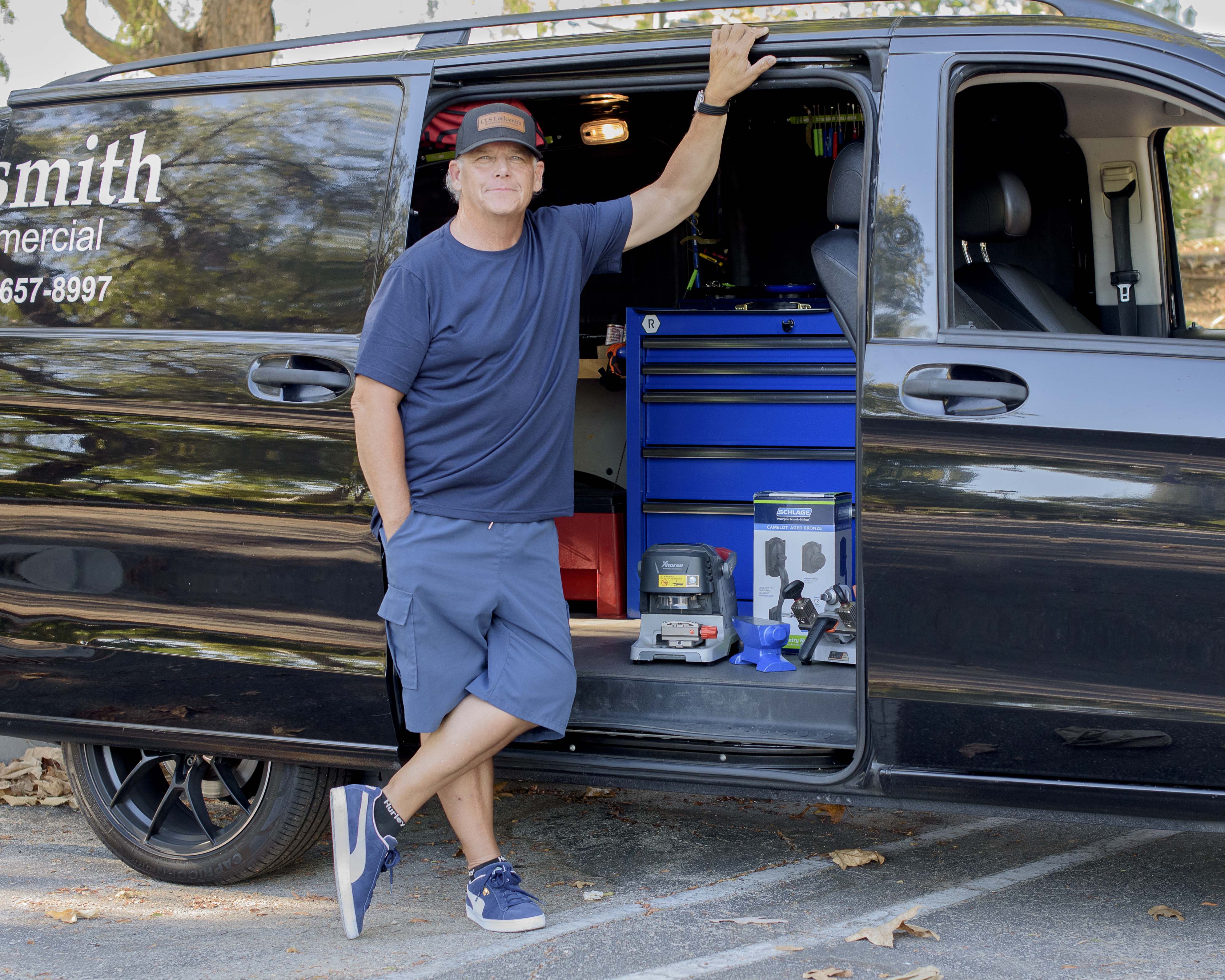 CLS Locksmith mobile locksmith work and equipment photo 1